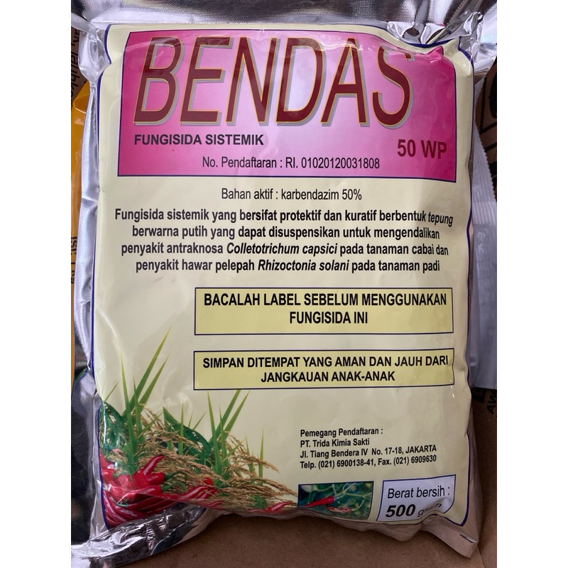 fungisida sistemik bendas 500gr