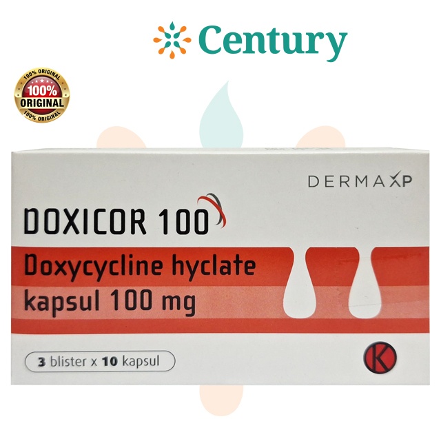 DOXICOR 100MG CAP 10`S