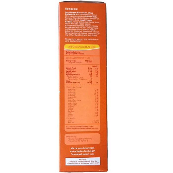 CURCUMA PLUS SUSU COKLAT - 180GR / CURCUMA PLUS SUSU BUBUK EKSTRAK TEMULAWAK TERMURAH