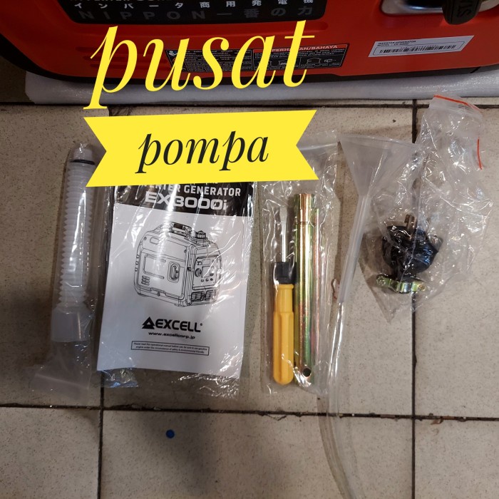 Banyak Dicari Genset Silent Inverter 2000 Watt 2.5Kva Excell Ex 3000I Japan Quality