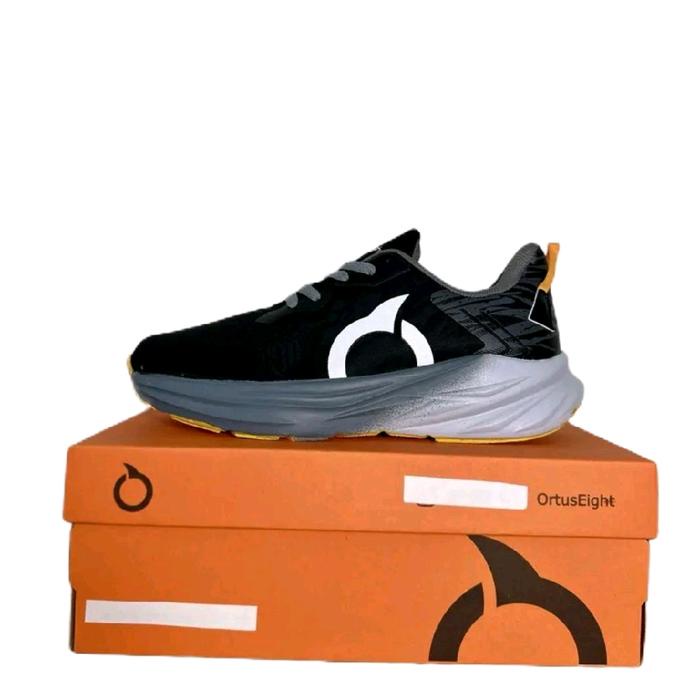 Sepatu ortus man hitam Sepatu running Man lari Sekolah terbaru Outdoor