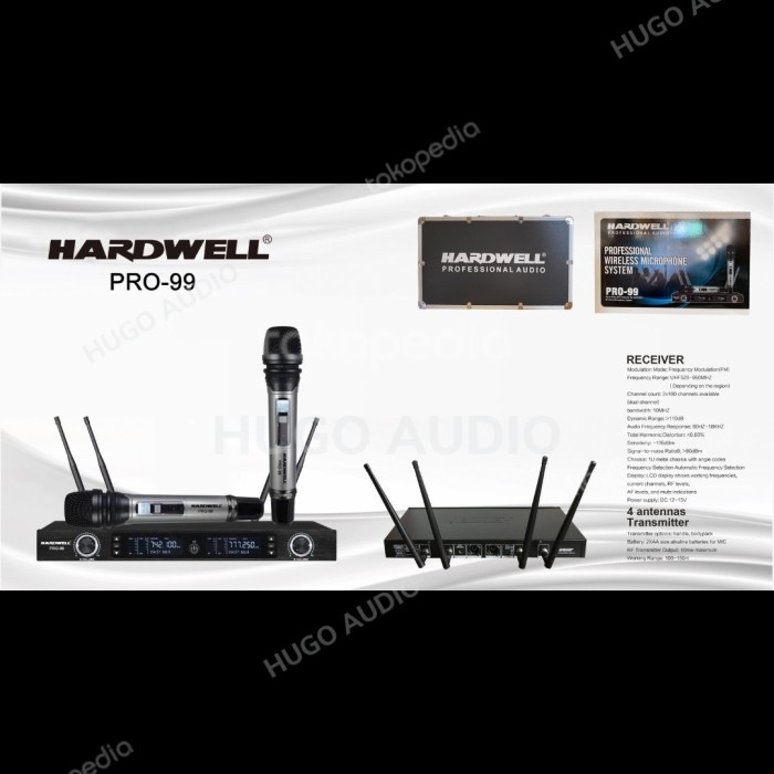 MIC WIRELESS HARDWELL PRO 99 HARDCASE