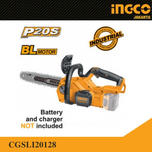 Mesin Gergaji Chainsaw Cordless 20V Brushless 12" INGCO CGSLI20128