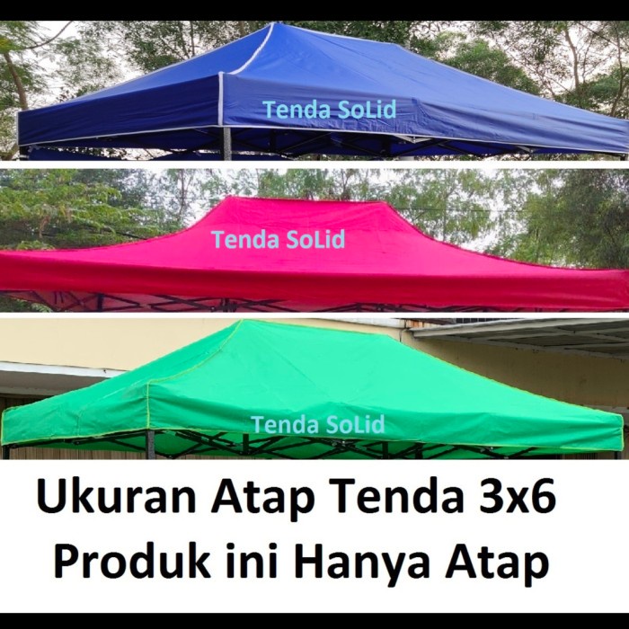 PREMIUM Terpal Atap Tenda Lipat 3x6