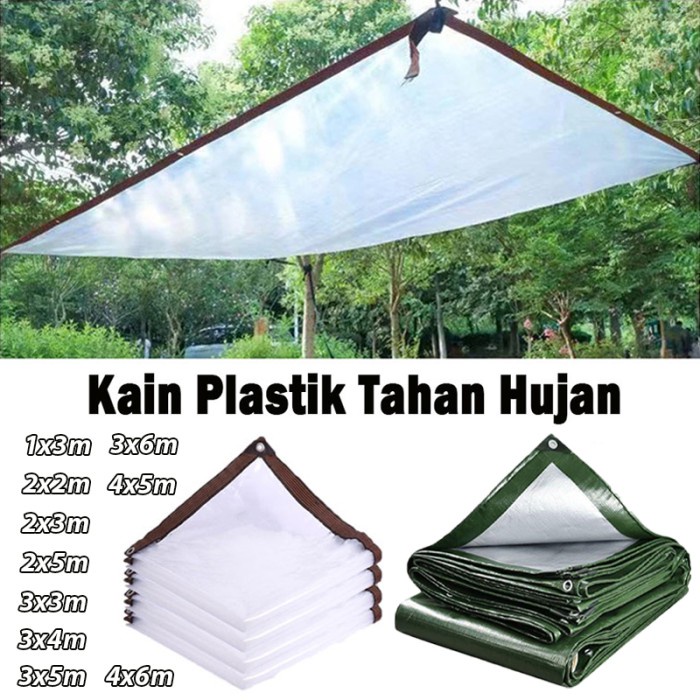 PREMIUM Paranet 95% Anti-UV Terpal Tenda Tahan Air / Hujan Plastik Tenda Anti Air Atap Kain / Terpal