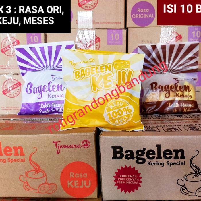 

NeW Bagelen tjemara mix 3 rasa per dus isi 10 bks Rendah lemak Cokelat Kering Cemilan