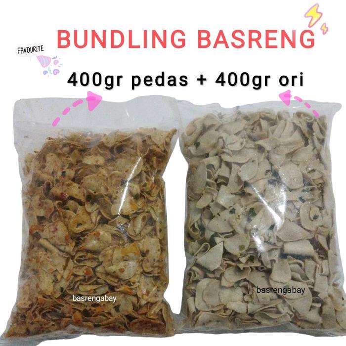 

Wdo - Paket Bundling Cemilan Basreng Tipis Pedas & Ori 400Gr Oleh Abay Snack - Food, Makanan Goreng