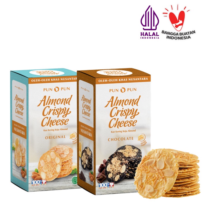 

Wdo - Oleh Oleh Khas Surabaya Almond Crispy Cheese Punpun