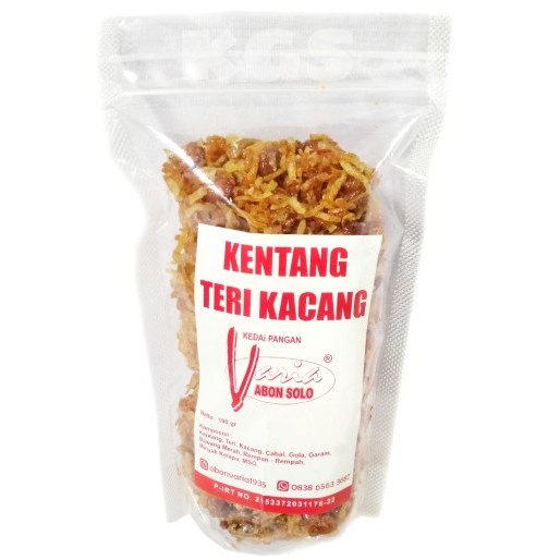 

Wdo - Kentang Teri Kacang Balado Varia 190 Gram Oleh Oleh Khas Solo