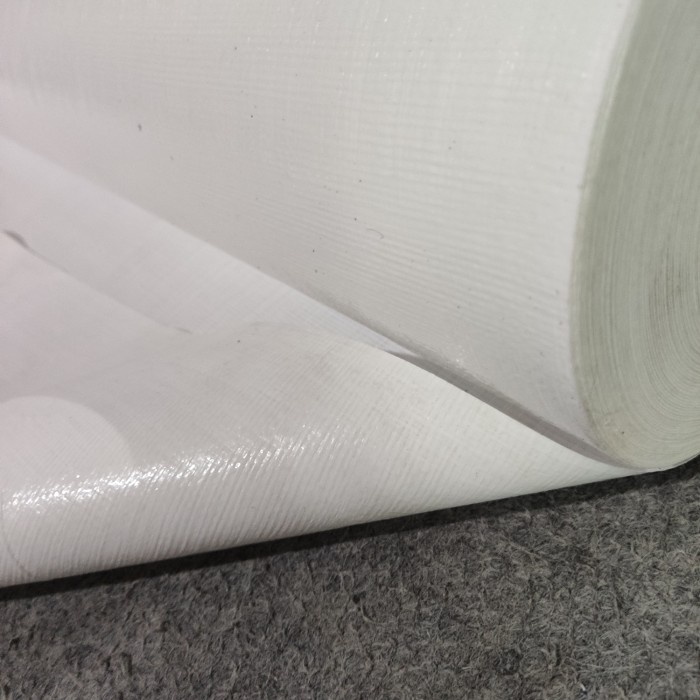 PREMIUM terpal plastik putih A5 uk. 3x4m