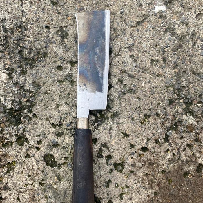 terbaru  pisau cincang daging potong tulang ayam dan kupas kelapa muda baja per kitchenware ready