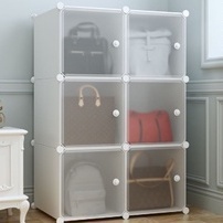 Terbatas RAK PENYIMPANAN TAS GISEL / STELLA - LEMARI PLASTIK TAS - LEMARI PLASTIK SERBAGUNA -