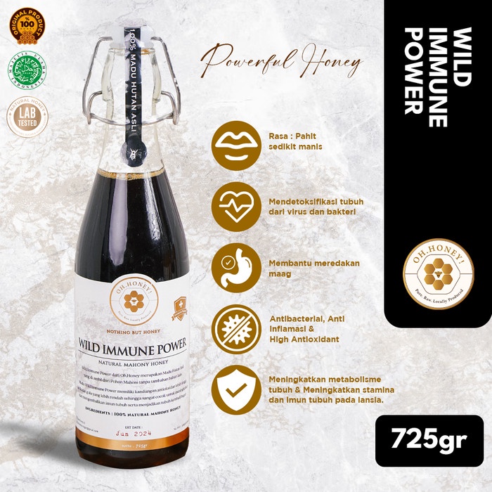 

Wild Immune Power - Powerful Immune Booster / 100% Madu Hutan Asli