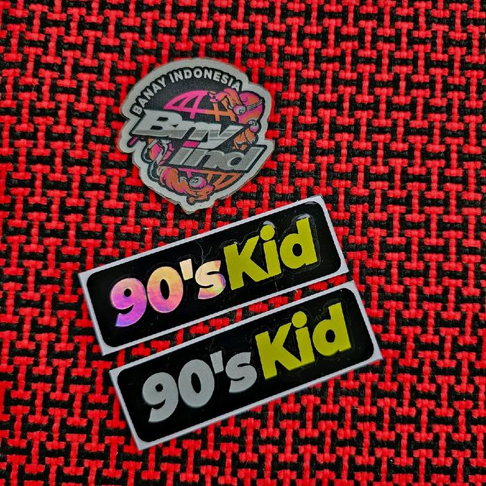 

Sticker Stiker 90S Kid Cutting
