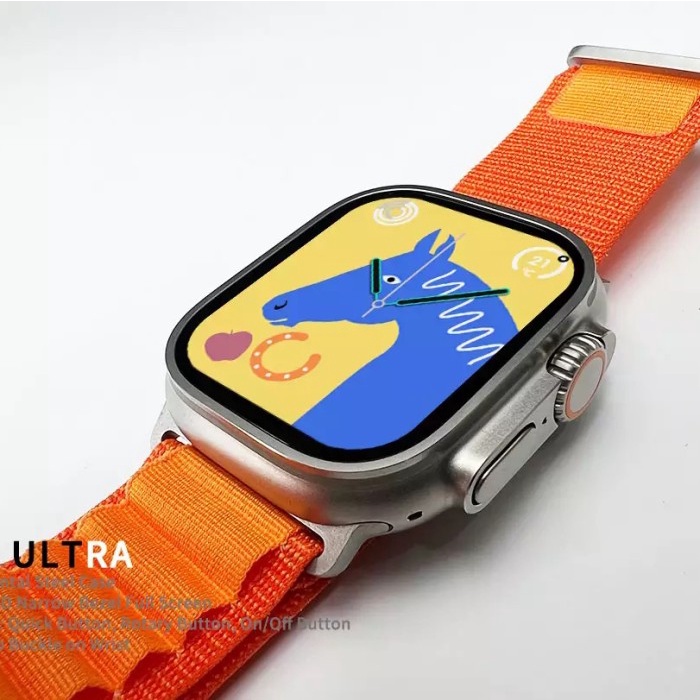 Smart watch ultra 8 with logo apple 11:12 killer (siap kirim)