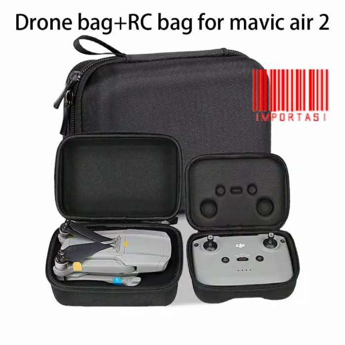 Tas Drone Bag Case DJI Mavic Air 2 Remote & Aircraft Terpisah Nylon