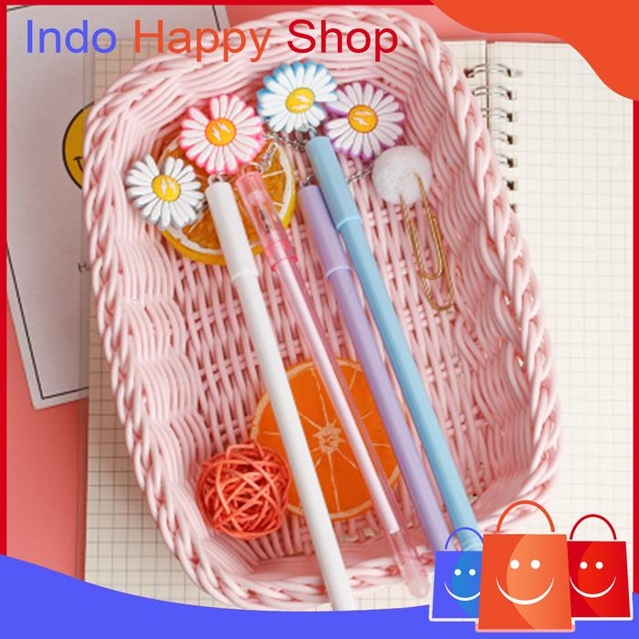 

Pulpen Gel Gantungan Karakter Bunga Daisy Pena Pelajar Lucu Souvenir 602