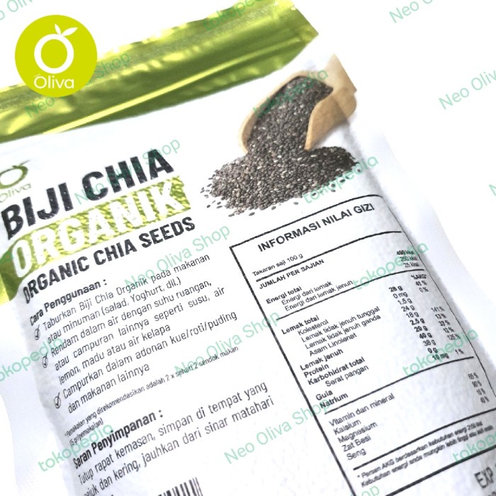 

BARANG TERLARIS Neo Oliva Organic Chia Seed 500gr