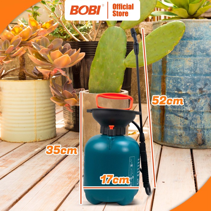 JTTOP" HIGH PRESSURE SPRAYER MANUAL MODEL GENDONGAN, SEMPROTAN HAMA, SPRAYER UNTUK TANAMAN 3 LITER,