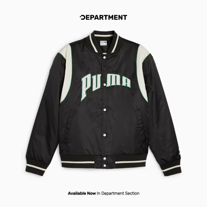 PUMA TEAM VARSITY 62369101 Jaket Pria ORIGINAL