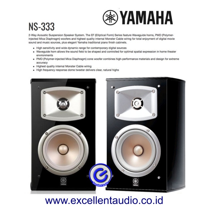 Ready Yamaha NS333 pasif bookshelf speaker