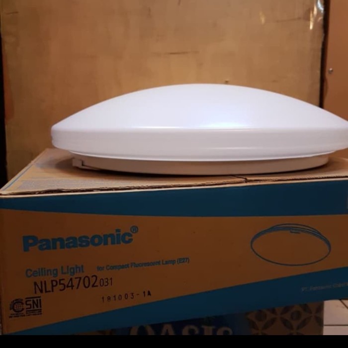 SKUYY LAMPU PLAFON PANASONIC BESAR / KAP BARET 2 LAMPU PANASONIC PACKING AMAN