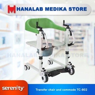 Ready TC 802 SERENITY Transfer Chair and Commode Model: TC-802 / SERENITY Transfer Chair and Commode