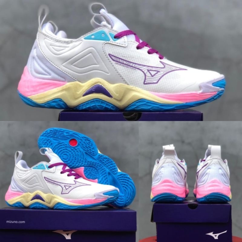 FREE ONGKIR SEPATU MIZUNO BASKET / VOLI VOLY SEPATU MIZUNO OLAHRAGA WANITA PRIA