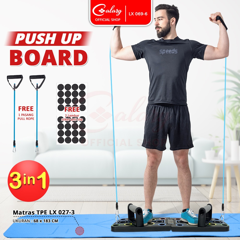DISKON SPEEDS PUSH UP BOARD STAND BAR FITNESS PRESS HANDLES PORTABLE 069-6