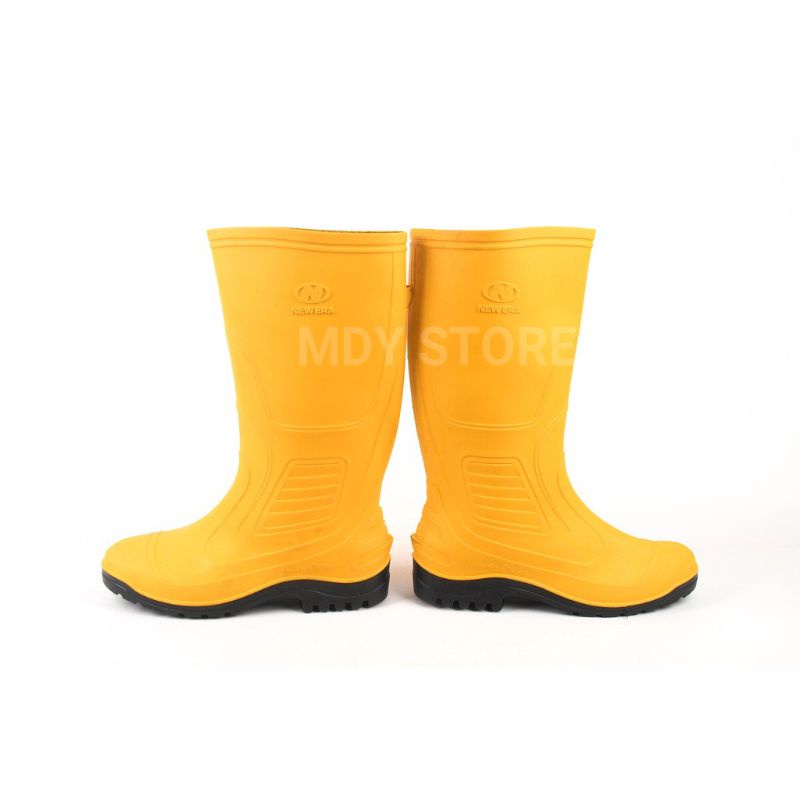 FREE ONGKIR SEPATU BOOTS TINGGI NEW ERA 9507 KUNING APD KONTRUKSI PROYEK PERKEBUNAN