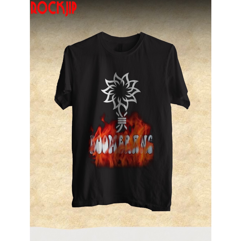 Jual Kaos Baju Distro Musik Band Rock Punk Indie Metal Pria Wanita Metal Boomerang 1