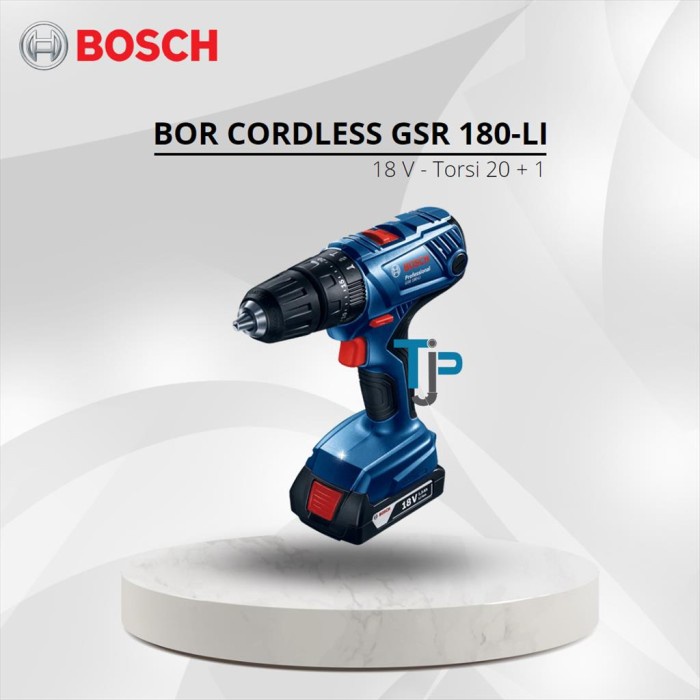 Bosch Bor Baterai / Cordless Drill Gsr 180 Li