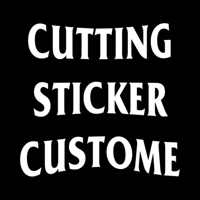 Custom Cutting Sticker Satuan