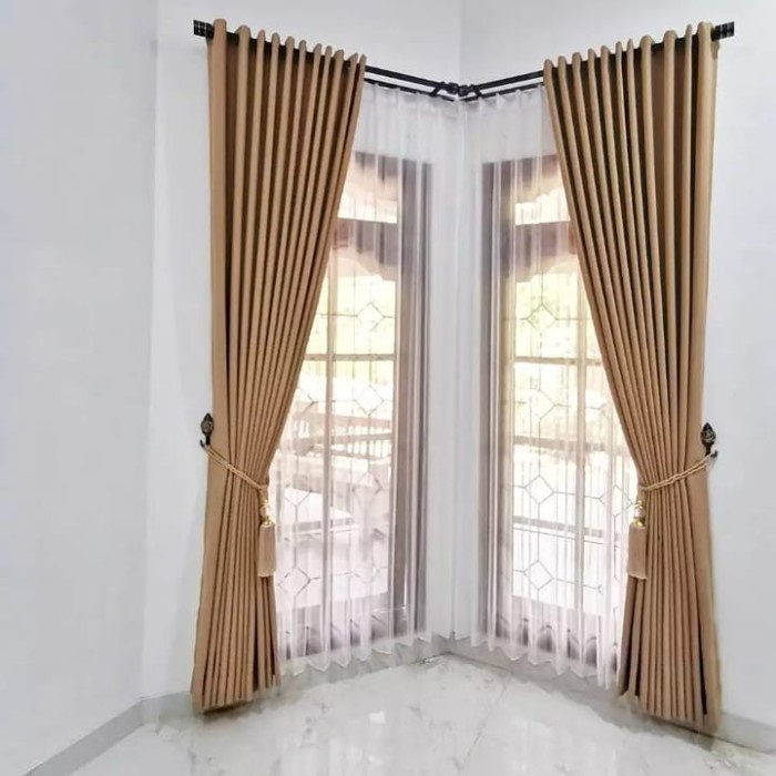 gorden/tirai jendela blackout lebar 200x250
