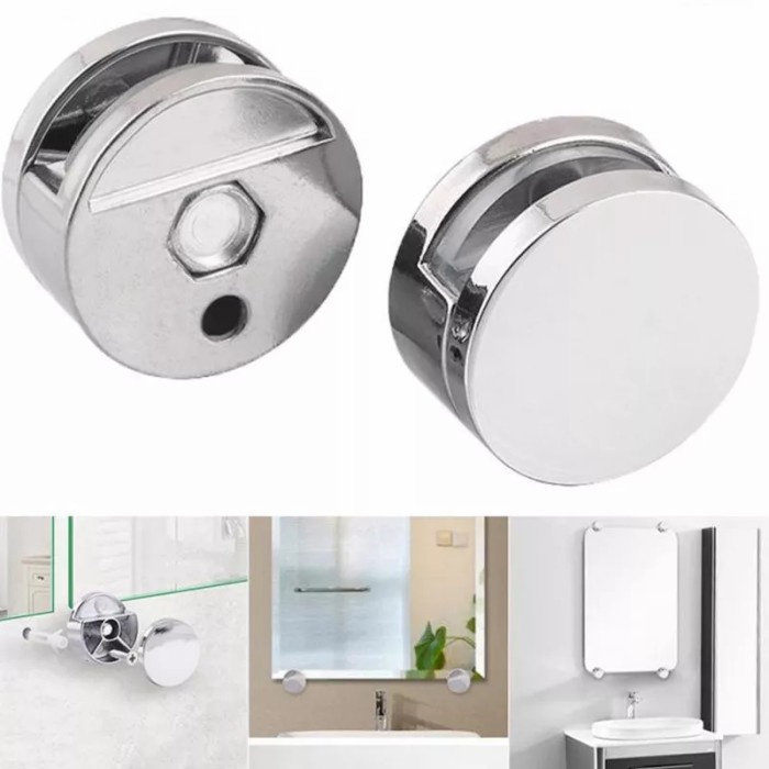 

Penjepit cermin kaca/mirror holder clamp/4pcs