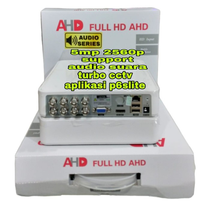 DVR 8 5MP DVR CCTV 8 5MP 2560P Aplikasi P6slite