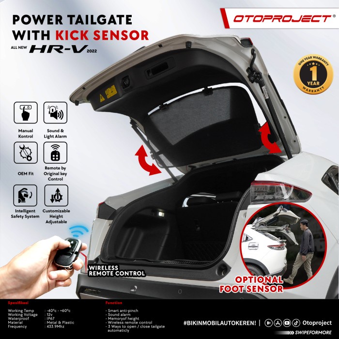 POWER TAIL GATE A.N HRV 2022 WITH KICK SENSOR