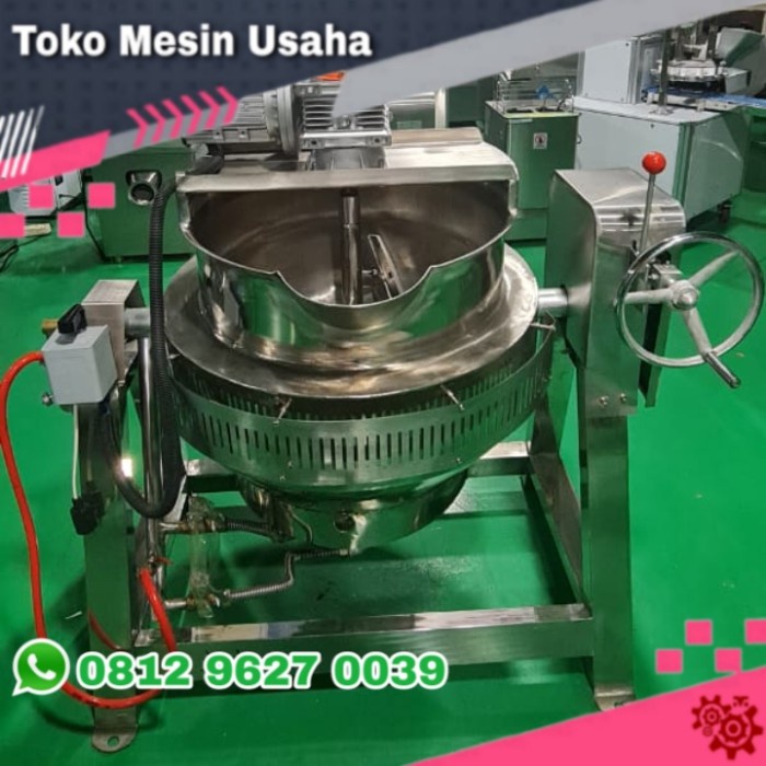 MESIN XER PENGADUK ADONAN KENTAL 50 LITER & TILTING COOKING XER