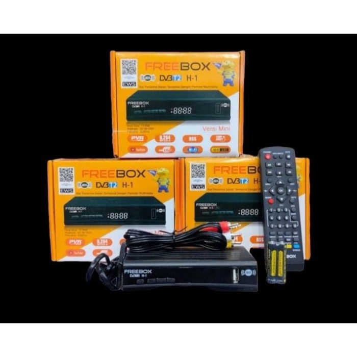 Set Top Box DVB T2 SKYBOX TV Digital Indonesia, Tanpa Biaya Bulanan