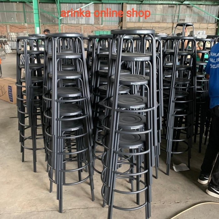 KURSI BASO BESI DINGKLIK TINGGI 75CM :)