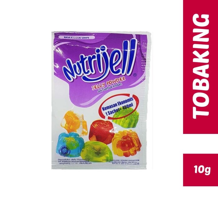 

Ready Stok" Nutrijell Anggur 10 Gr
