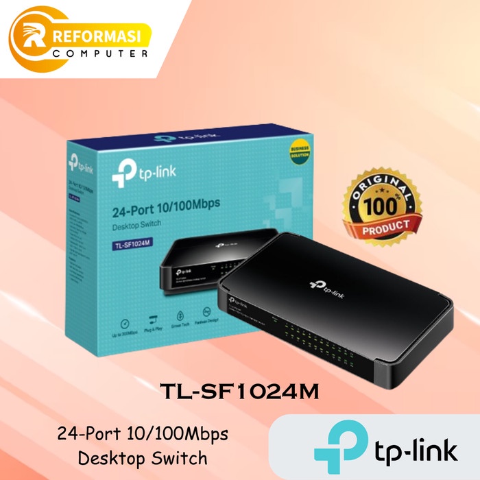 TP-Link TL-SF1024M Swit Hub 24port TPLink TLSF1024M 24 port