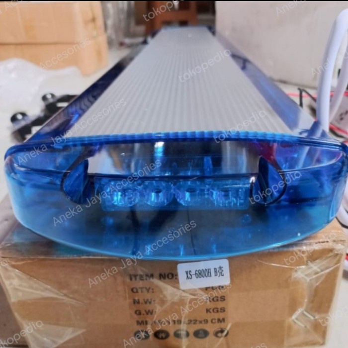 Lampu Strobo Patwal Atap Mobil include Toa sirine 12Volt - Biru DiskonJual MurahHarga DiskonObral