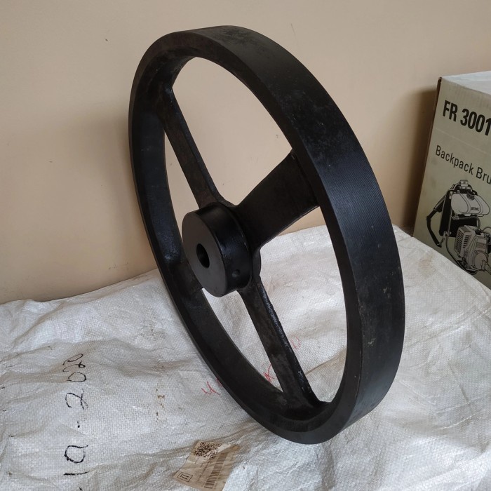 Roda Bandsaw 40 cm pulley bensaw 16 in besi cor