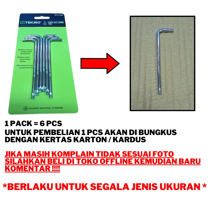 HJK L BINTANG TEKIRO T25 - KUNCI L BINTANG T25 TEKIRO 1PCS #253