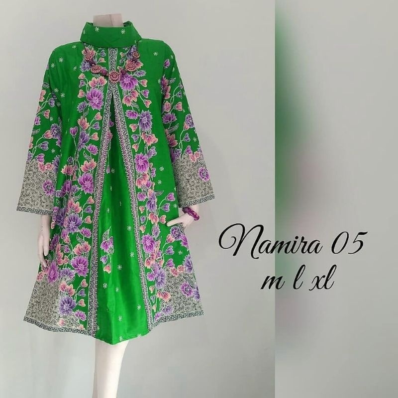 HOT SALE Contoh TUNIK BATIK CANTIK KEKINIAN model ATASAN BATIK WANITA TERLARIS