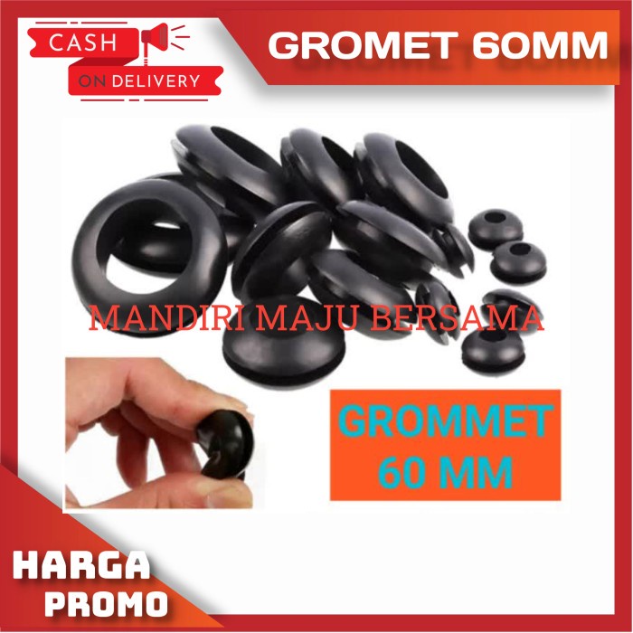 Hjk GROMMET 2 INCH 60 MM MODEL LENTUR GROMET SEAL KARET 60MM PIPA PVC 2"