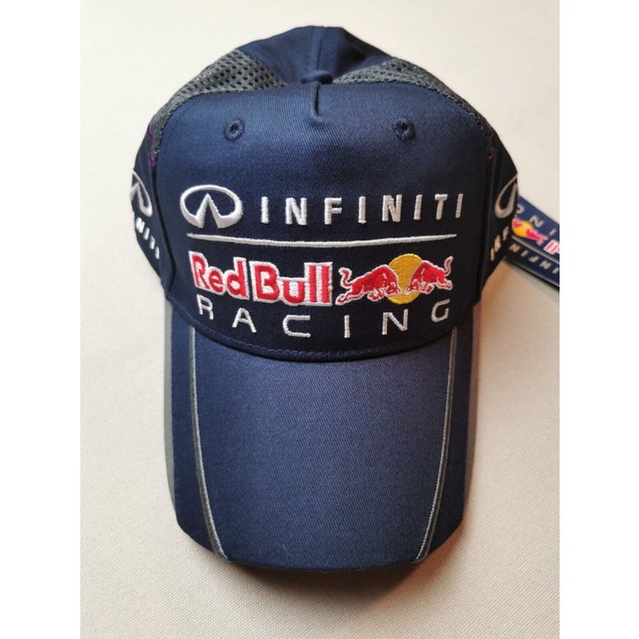 Red Bull Racing F1 2013 RARE Team Cap. Topi Unisex Pria Wanita