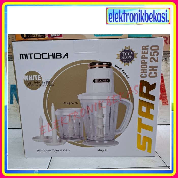 CHOPPER MITOCHIBA CH 250 / FOOD PROCESSOR MITOCHIBA 2 LITER CH 250 / MITOCHIBA CH 250
