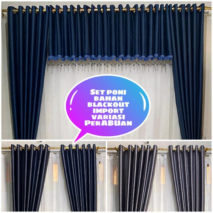 GORDEN SET PONI POLOS perABUan BLACKOUT PREUM import [free tali & huck Jendela Pintu]